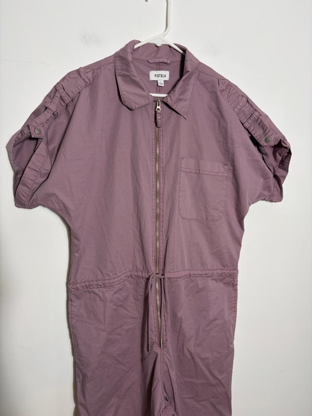 Pistola Mauve One-Piece Jumpsuit with Front Zip - Large - Picture 4 of 8